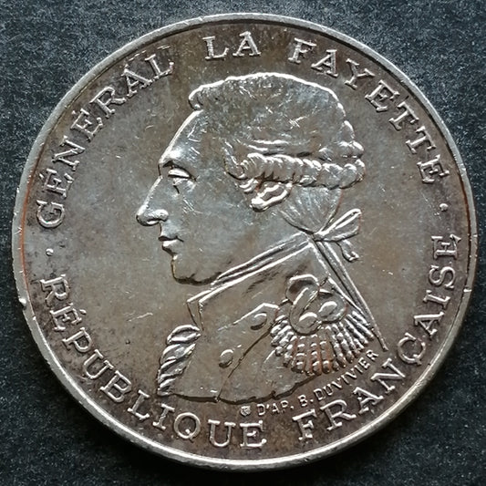 La Fayette 100 francs 1987 Argent 15.00 gr G.902
