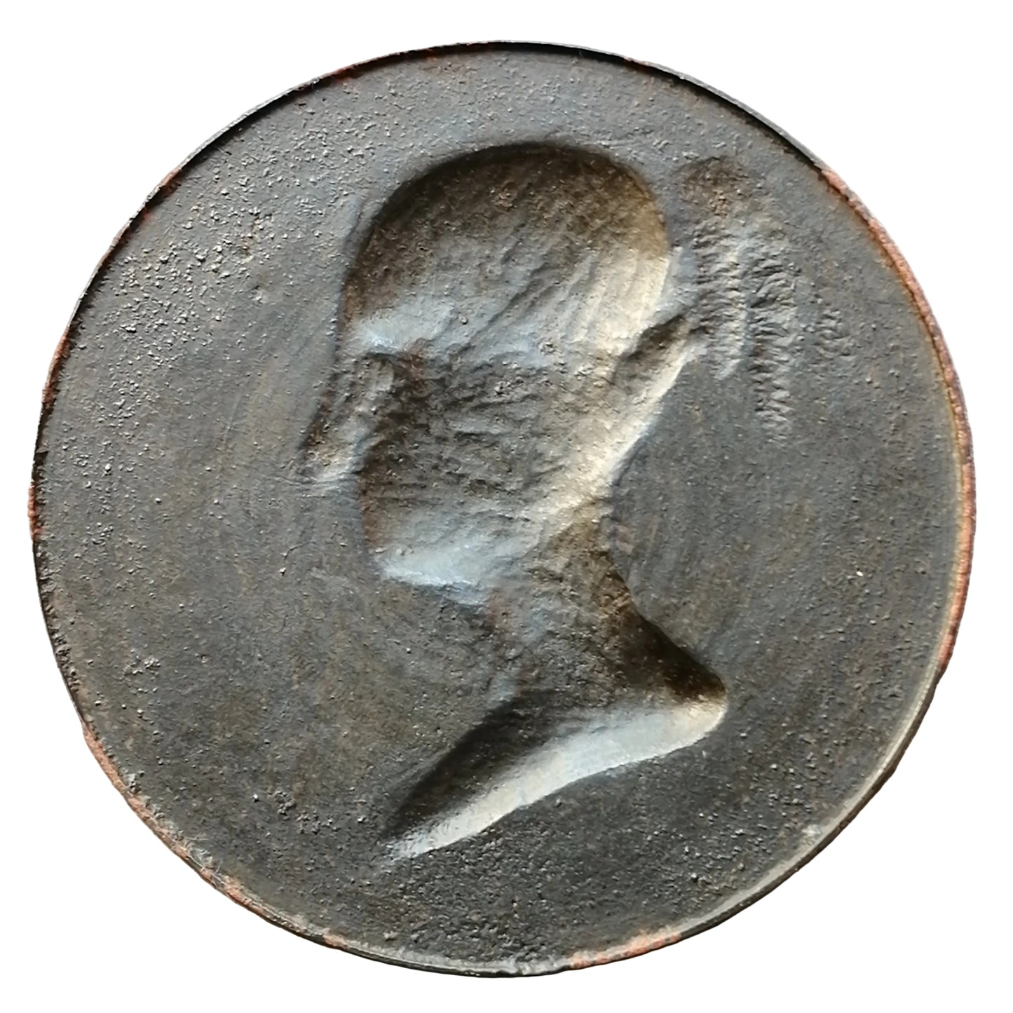 Medalla de hierro fundido Uniface Antonia Di Toscana 1839 63,10 gr 69 mm