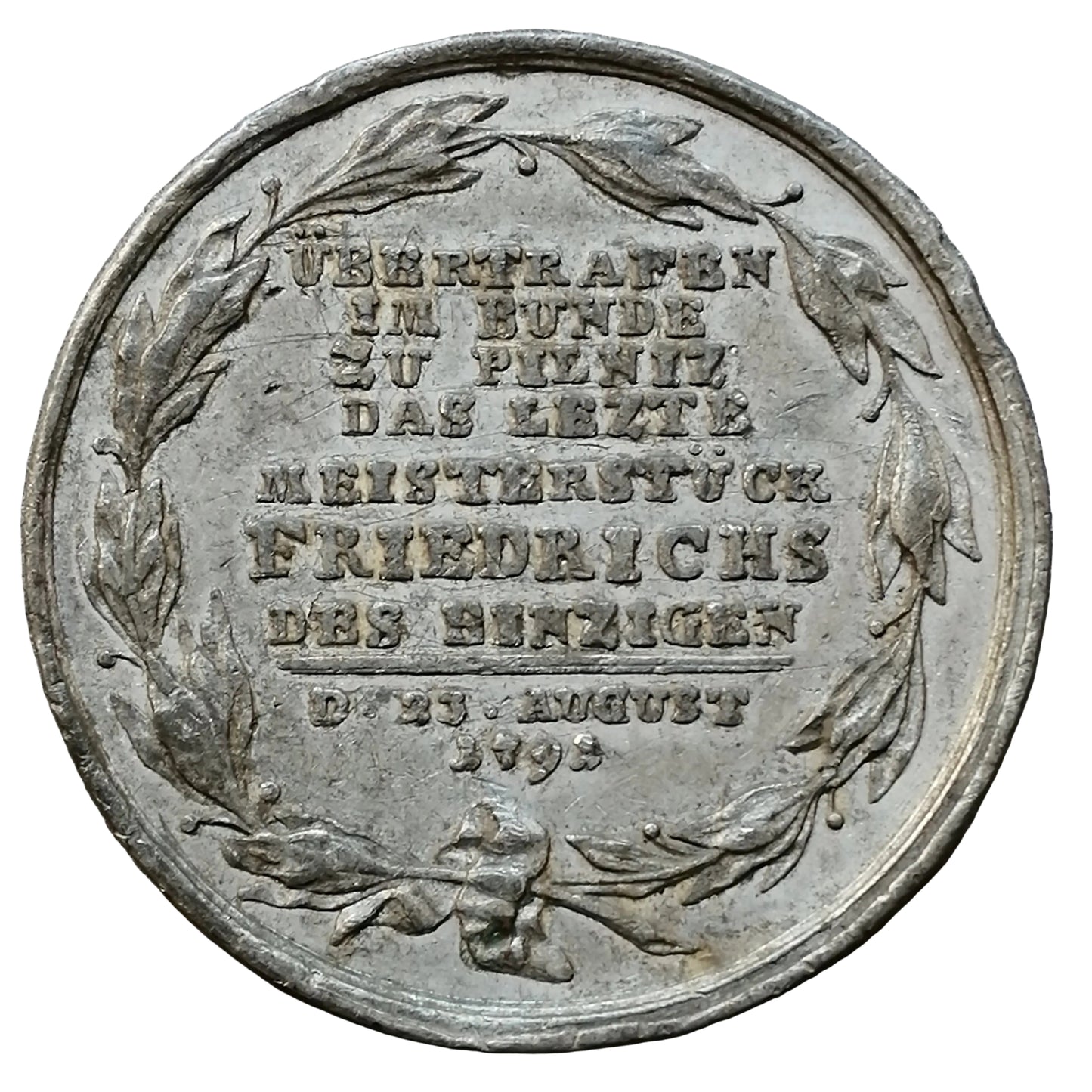 Medalla Hierro fundido Leopoldo II Guillermo II 1792 30,40 gr