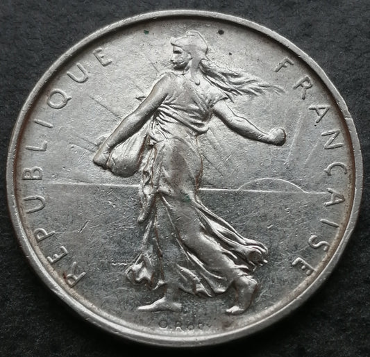 Semeuse 5 francs 1968 Argent - 11.99 gr - G. 770
