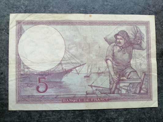 5 francs violet - B.51361 - EJ 15.12.1932