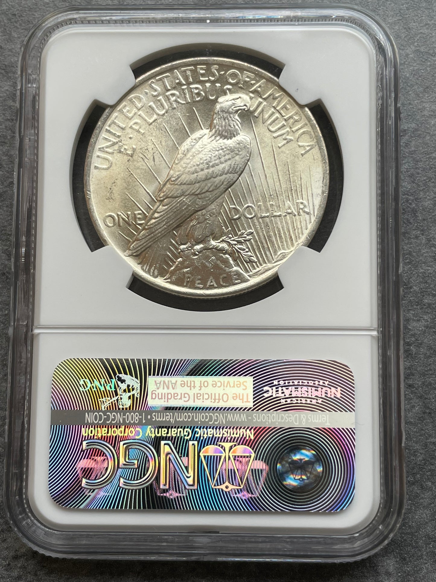 USA One Dollar (1$) Liberty 1923 PCGS MS63 n°4543228