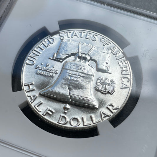 USA Half Dollar (½ $) "Franklin Half Dollar" 1960 Silver NGC PF67 Proof