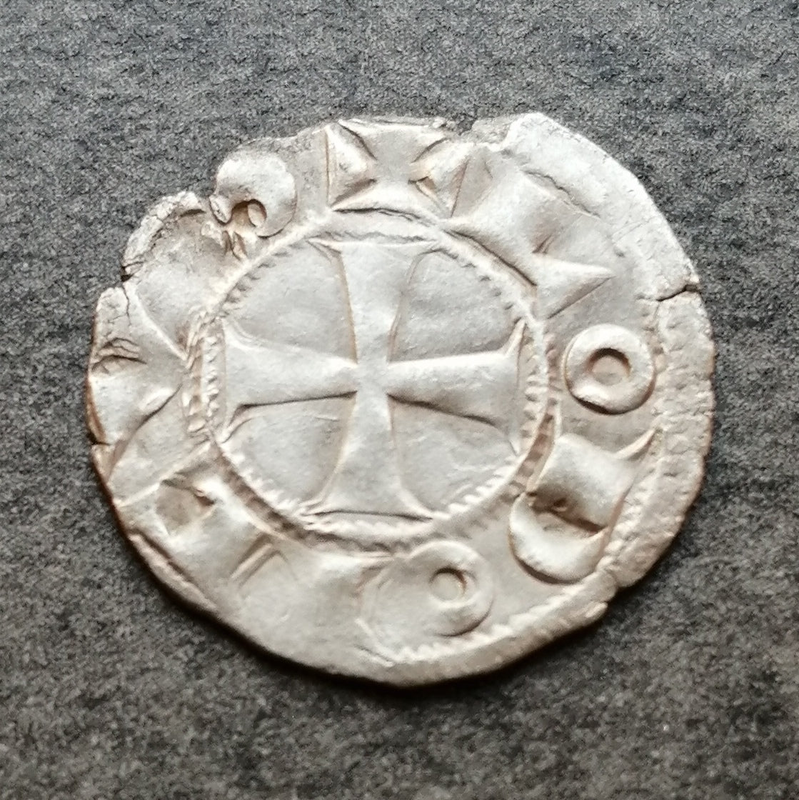 Comté Angoulême - Denier anonyme Argent - Lodoicvs Egolissime 0.80 gr