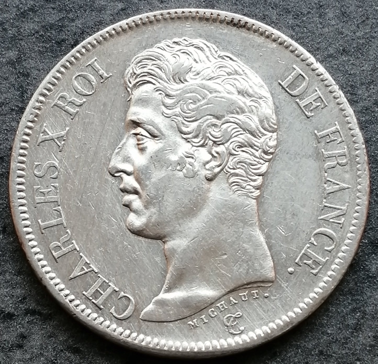 Charles X (1824-1830) 5 francs 1825 A Paris Argent 24.83 gr