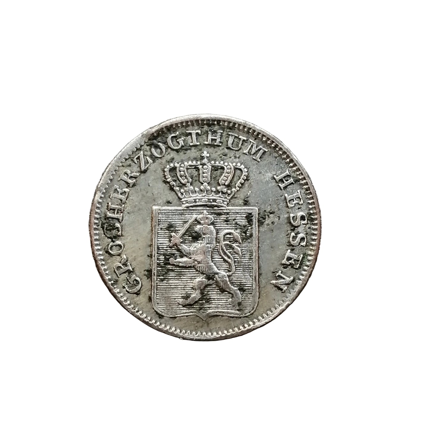 Allenagne 3 Kreuzer 1856 Hesse Darmstadt 1.24 gr