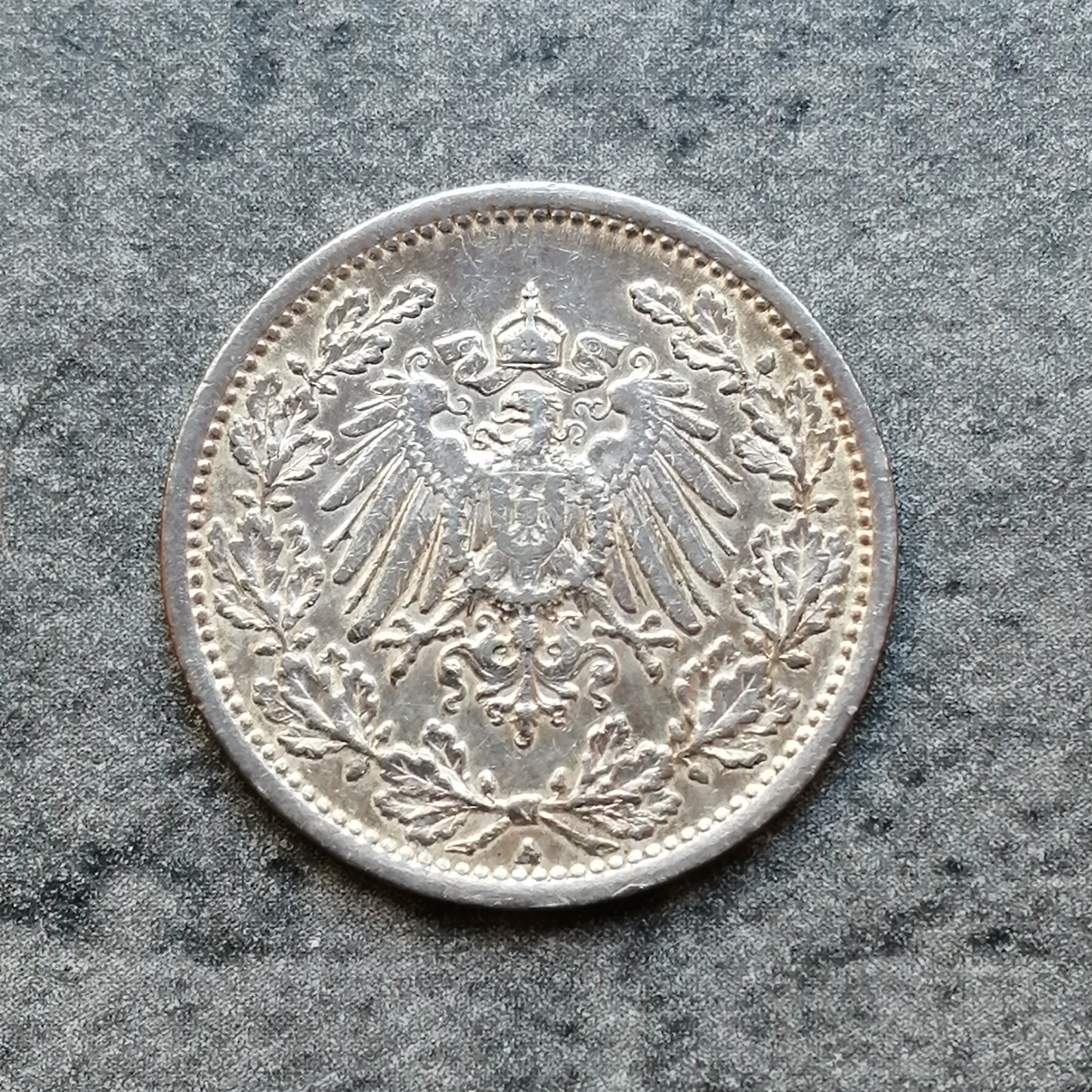Allemagne 1/2 Mark 1916 A Argent 2.74 gr