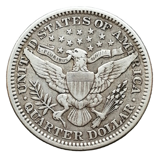 USA Quarter Dollar 1912 Argent 6.15 gr