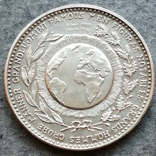 Italie Leonardo Da Vinci Grandi Uomini Famous Men 13 gr Silver 1000