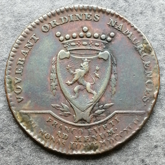 Austrian country token Namur François II 11.65 gr 33 mm