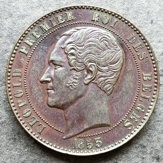 Belgian token Brabant Wedding Duke and Duchess August 21 and 22, 1853 19.90 GR