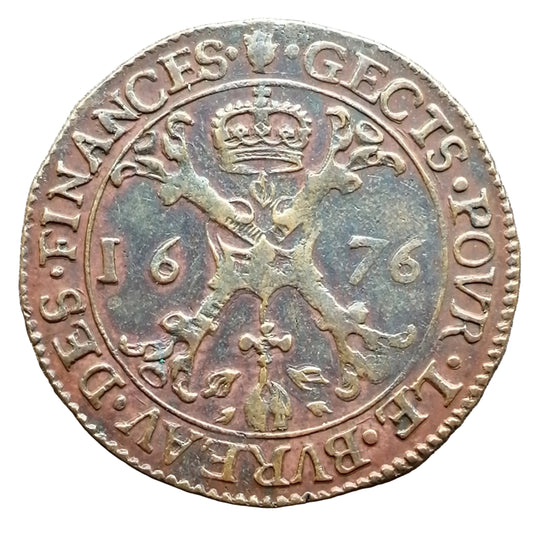 Finance office token 1676 Antwerp 6.00 gr
