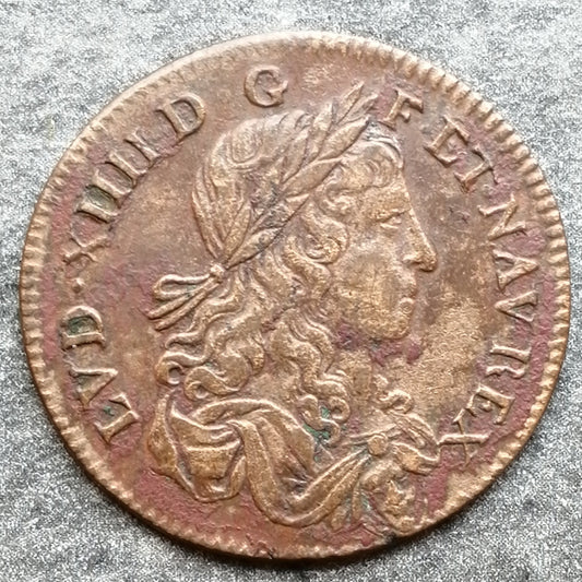 Louis XIIII token (1643-1715) justice reform 4.28 gr