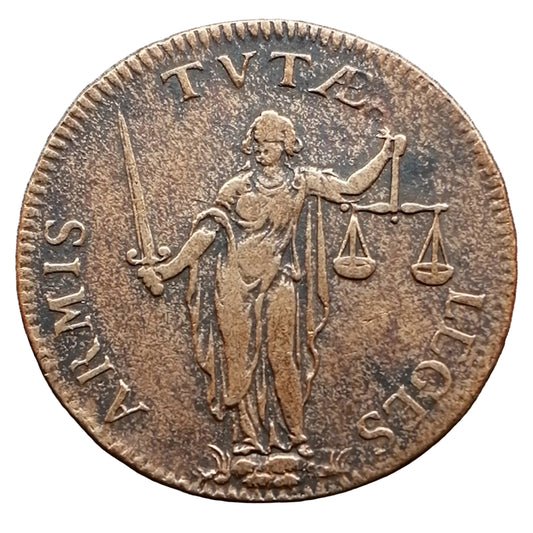Louis XIV token (1643-1715) justice reform 4.71 gr