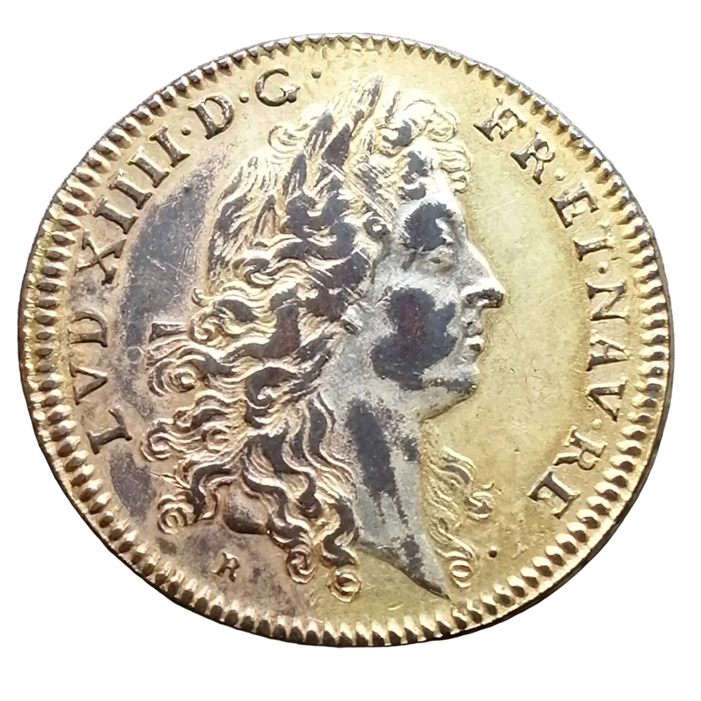 Louis XIV token (1643-1715) Royal Treasury 1681 Aqueduct 6.93 GR