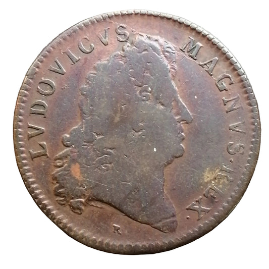 Louis XIV token (1643-1715) Chamber of money 1686 5.65 gr