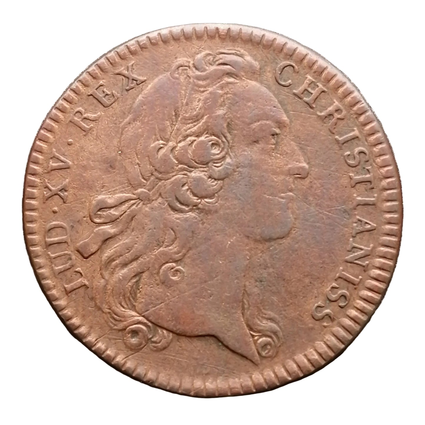Ficha Luis XV (1715-1774) Piezas Casuales 1742 6,61 gr