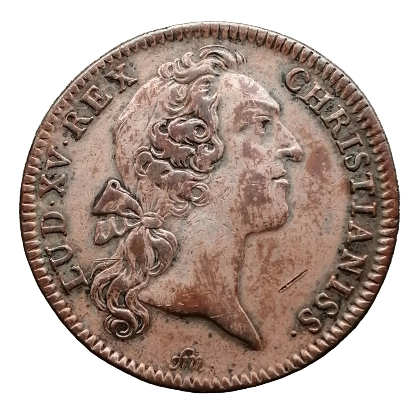 Ficha Luis XV (1715-1774) Ordinario de las Guerras 1753 6,89 gr