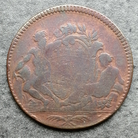 Louis XV token (1715-1774) Flachat Ecuyer du Roi 1761 7.83 GR