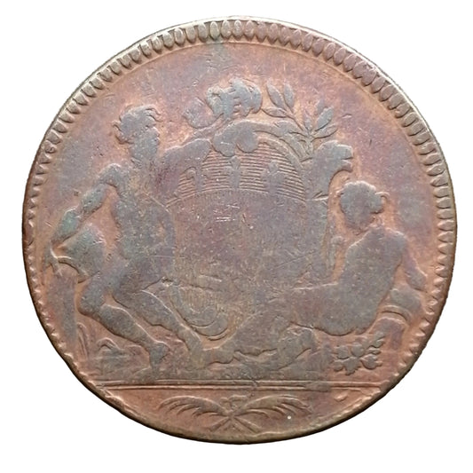 Jeton Louis XV (1715-1774) Flachat Ecuyer du roi 1761 7.83 gr