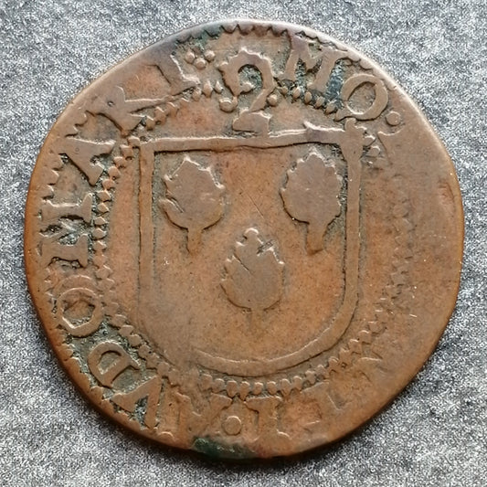 Méreau Saint Omer 1526 REFRAPE ON LIARD DE FRANCE 3.81 GR