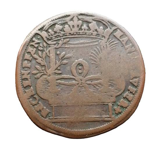 Jeton Nuremberg Henri IV et Marie de Médicis 4.46 gr