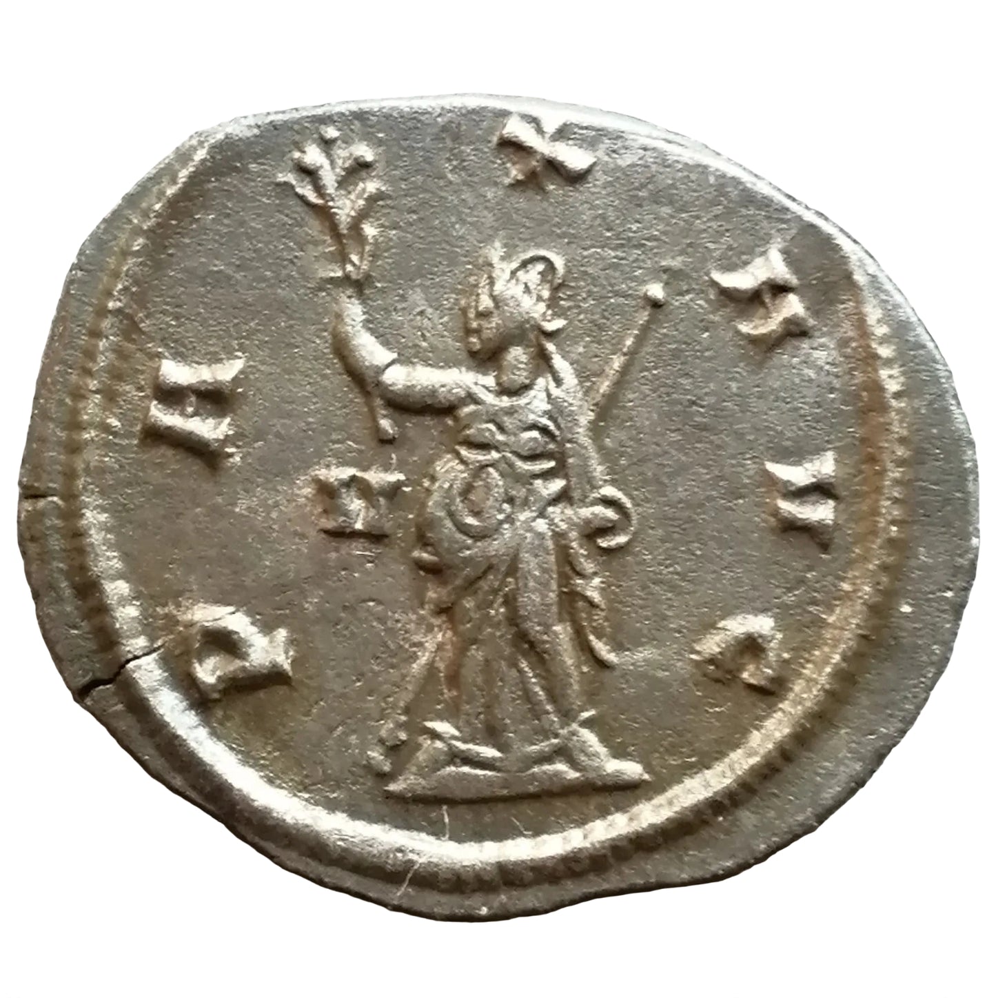 Gallien (253-268) Antoninien Pax Avg 3.08 gr 21.5 mm