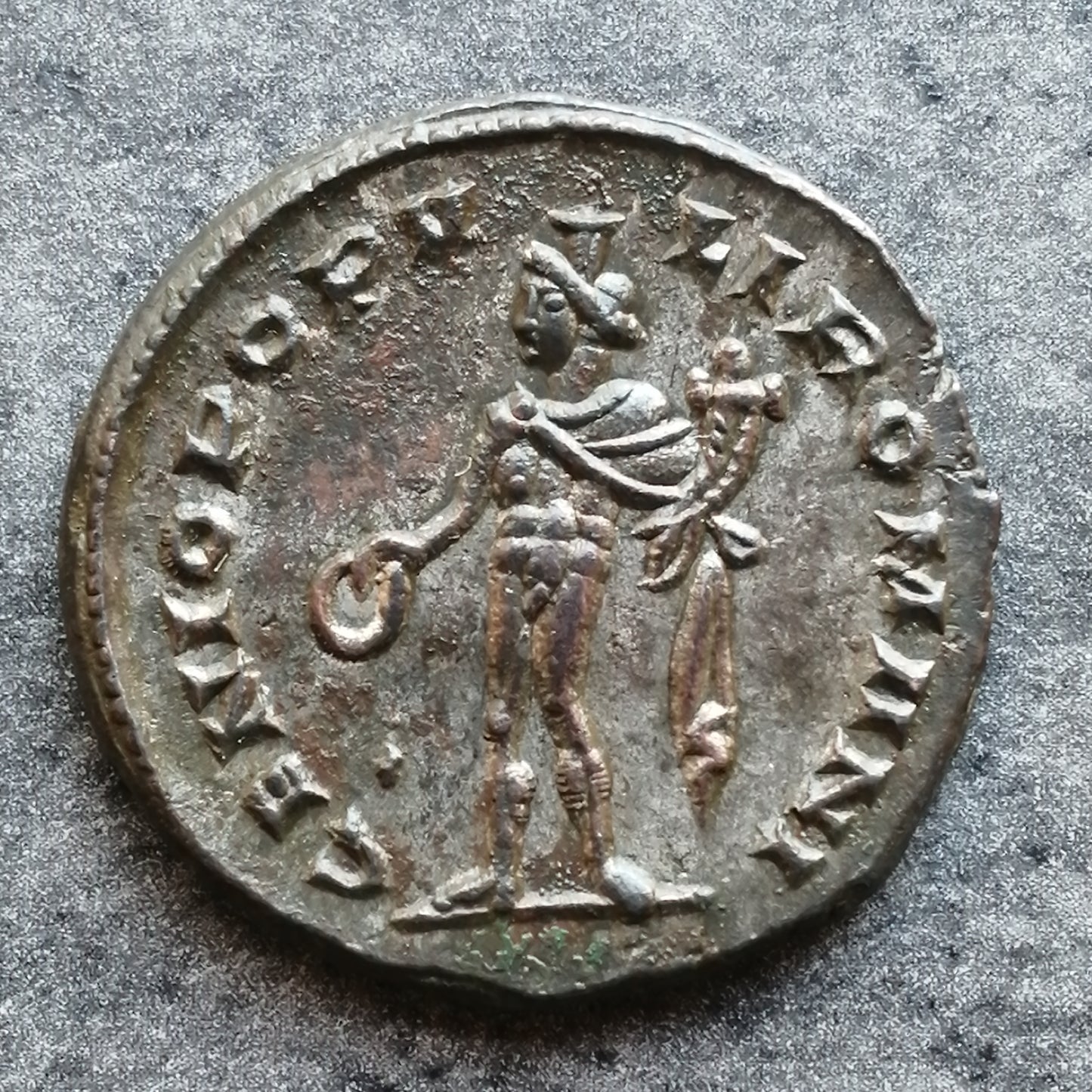 Galere (293-311) Follis Genio Populi Romani Londres 8.49 gr 25 mm