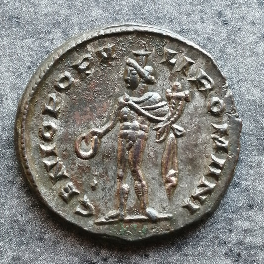 Galere (293-311) Follis Genio Populi Romani Londres 8.49 gr 25 mm