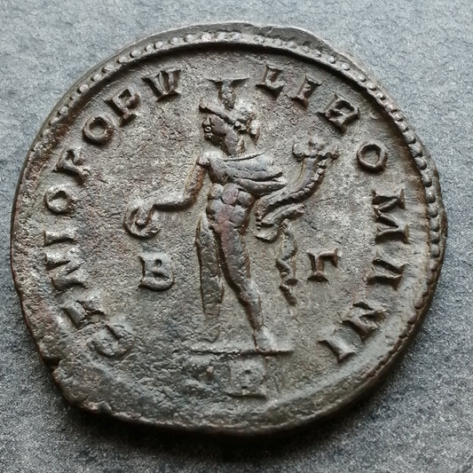 Dioclétien (285-305) Follis Genio Populi Romani Trêves 9.60 gr 28 mm