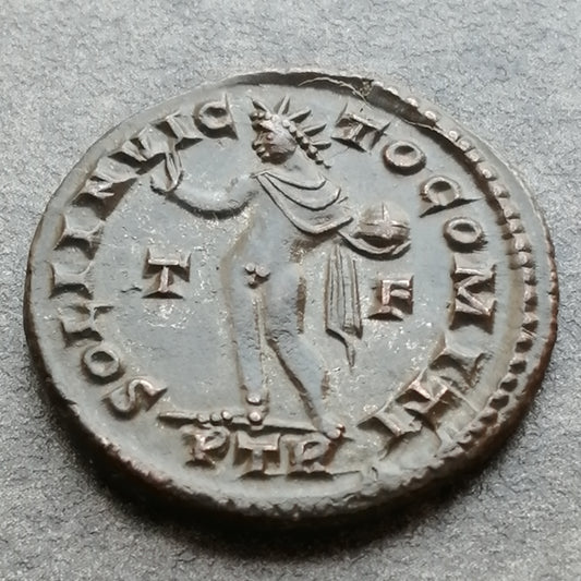Constantin Ier (306-337) Follis Sol Invicto Comiti Trêves 4.94 gr 23 mm