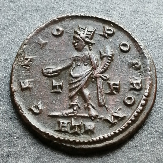 Licinius (308-324) Follis Genio Pop Rom Trêves 3.75 gr 20 mm