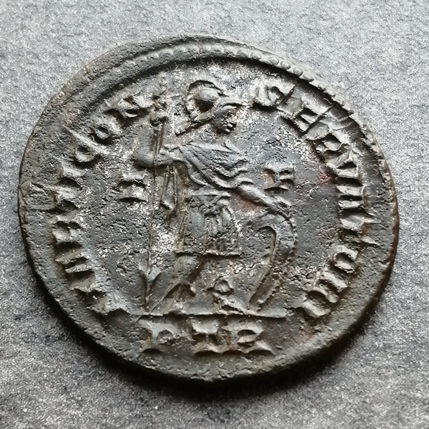 Constantin Ier (306-337) Follis Marti Conservatori Trêves 5.36 gr 22.5 mm