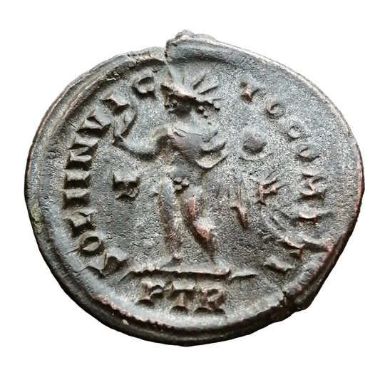 Constantin Ier (306-337) Follis Soli Invicto Comiti Trêves 4.31 gr 24 mm
