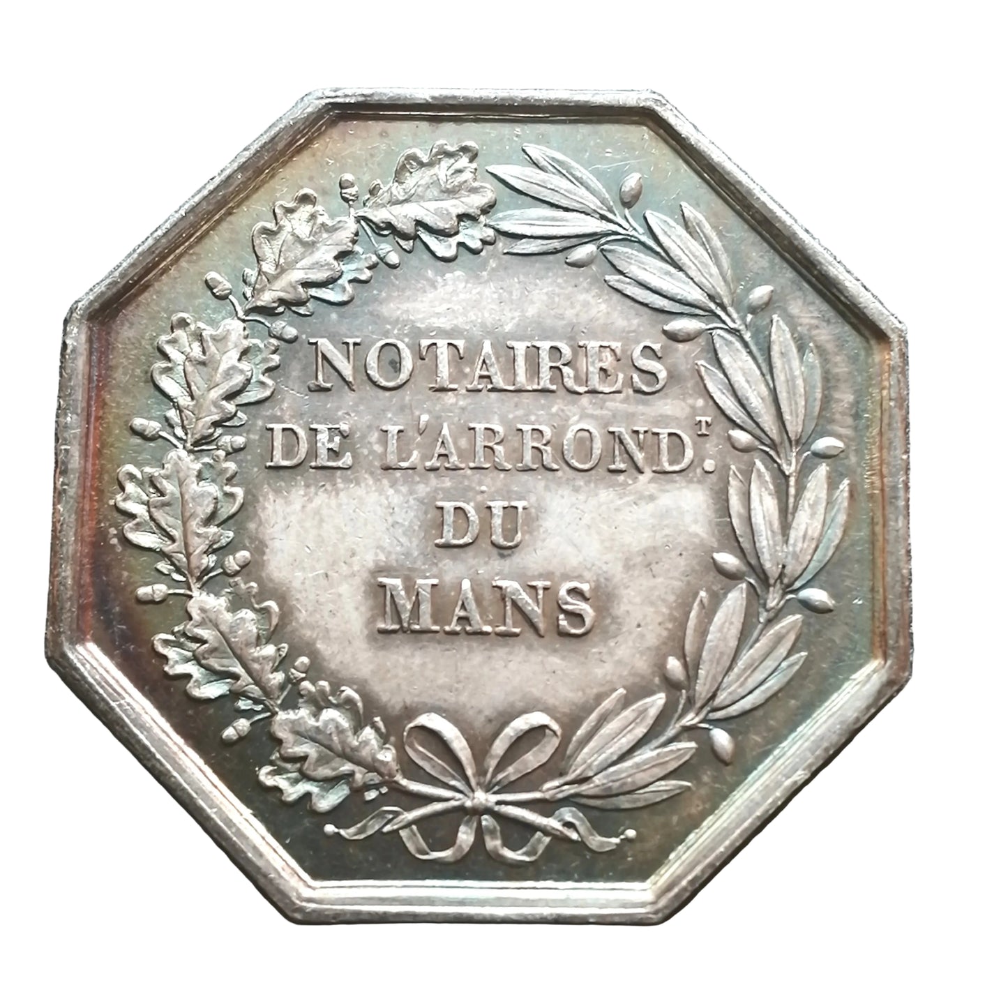 Jeton Notaires du Mans Argent 11.26 gr 29 mm