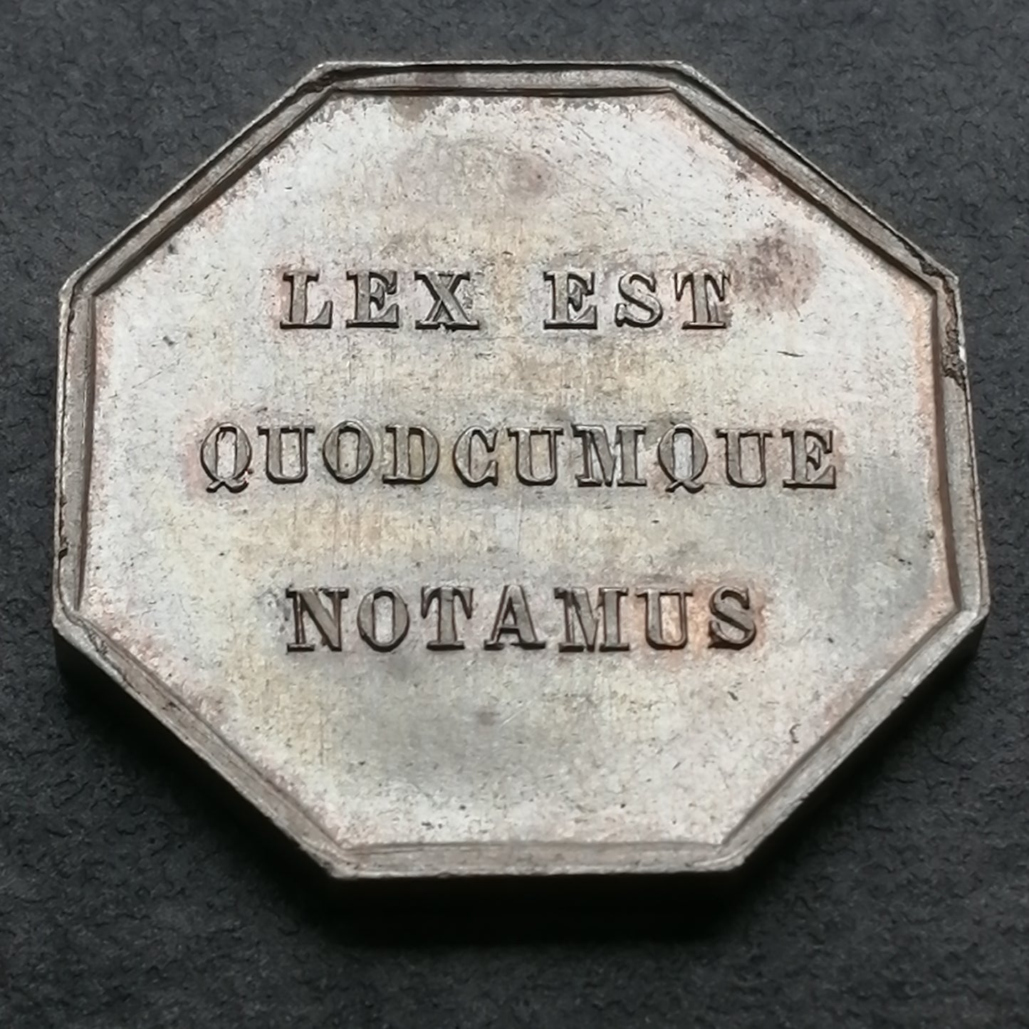 Jeton Notaires de Lesparre Gironde Argent 10.64 gr 25 mm