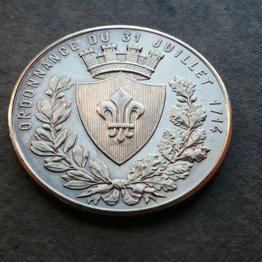 Jeton Chambre de Commerce de Lille Argent 21.28 gr 37 mm