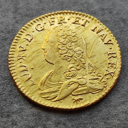 Louis XV (1715-1774) Louis d'or aux lunettes 1728 A Paris 8.11 gr Gad 340 L4L.478