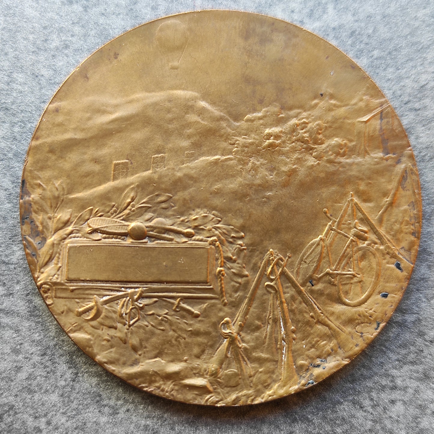 Médaille de récompense Sport Tir par Coudray 68 mm 112.44 gr