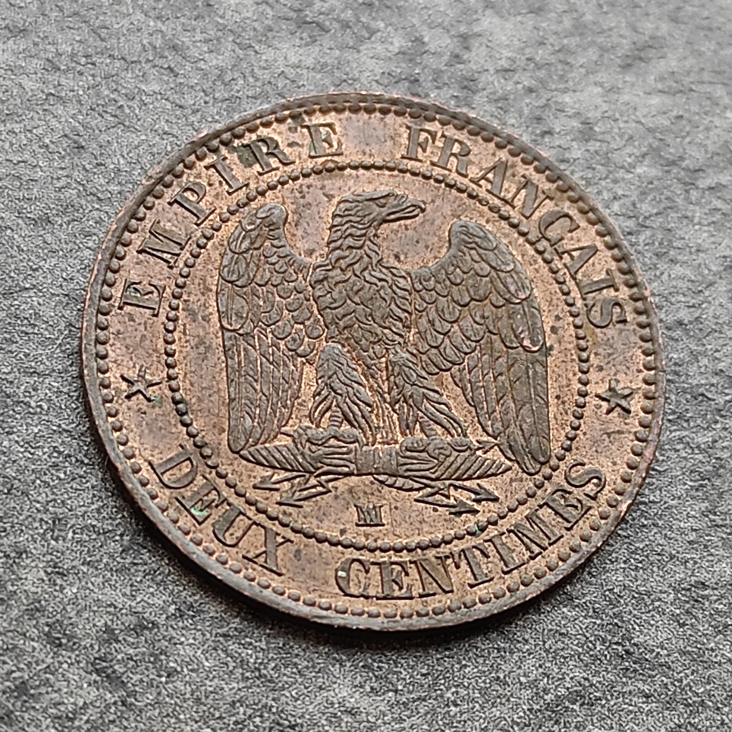 Napoléon III (1852-1870) 2 Centimes 1855 MA Marseille Ancre