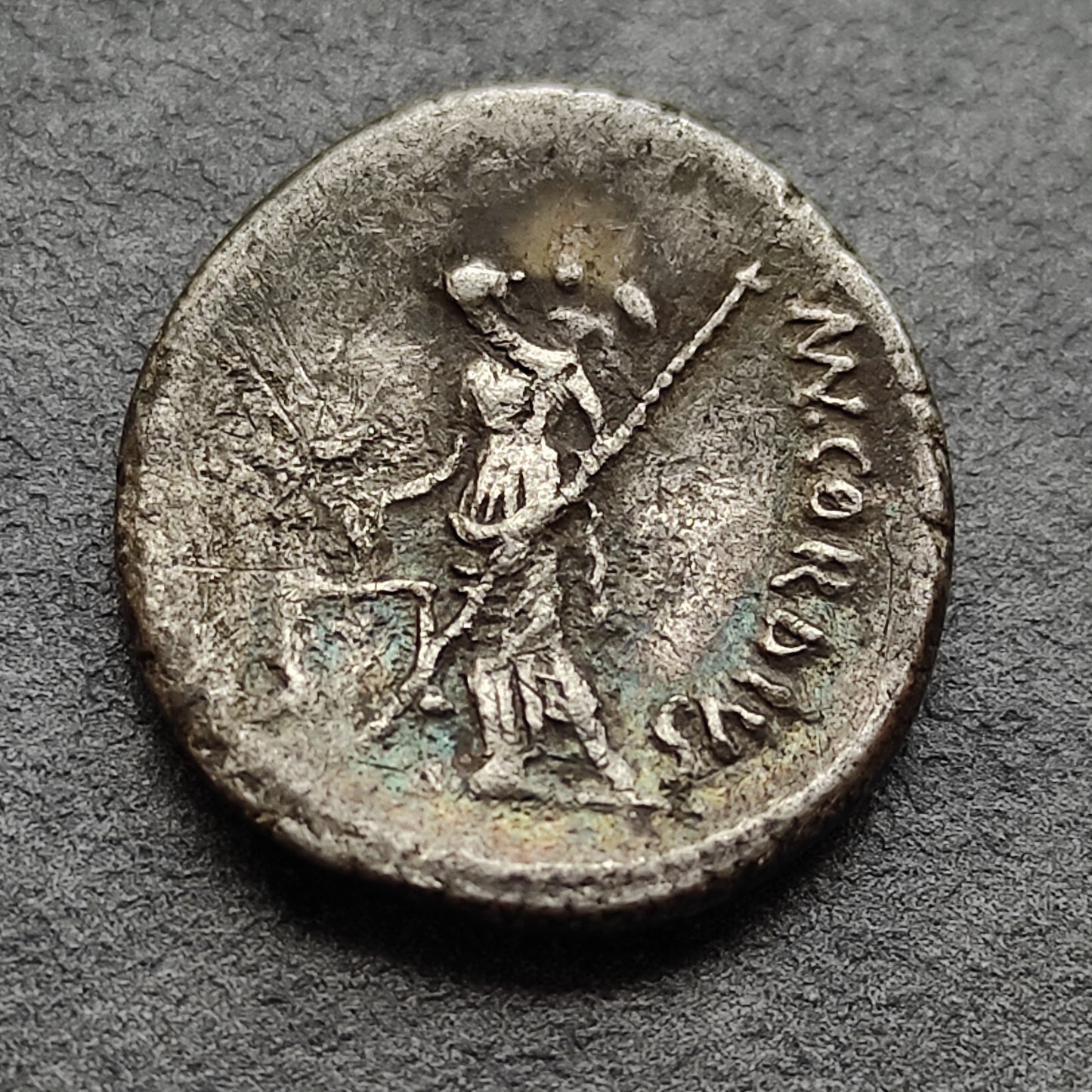 République romaine Denier Cordia 46 av JC Argent 17.5 mm 3.13 gr