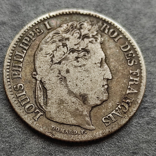 Louis-Philippe Ier (1830-1848) 1 franc 1832 A Paris Argent 4.84 gr