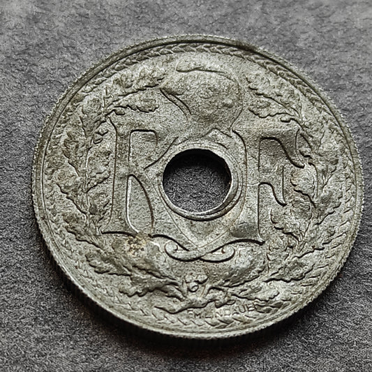 20 centimes 1945 C Castelsarrasin zinc 3.62 gr