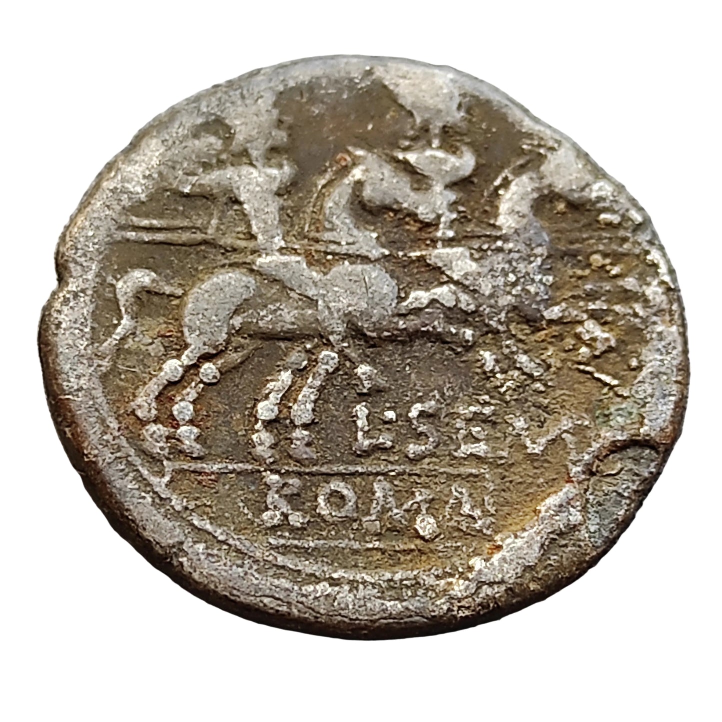 République romaine Denier Sempronia 148 av JC argent 3.49 gr 18.5 mm