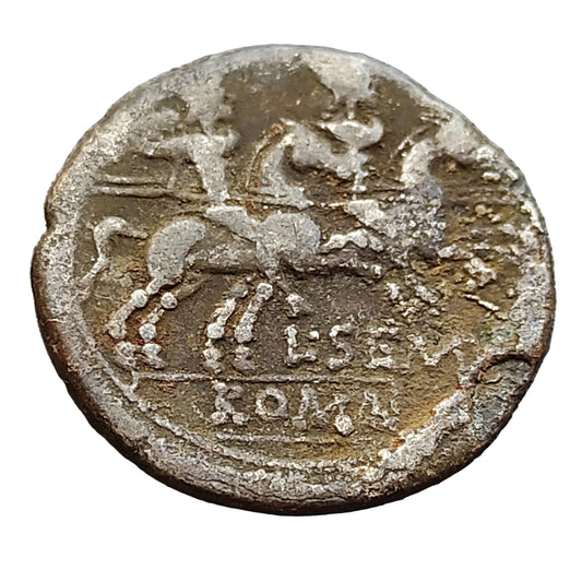 République romaine Denier Sempronia 148 av JC argent 3.49 gr 18.5 mm