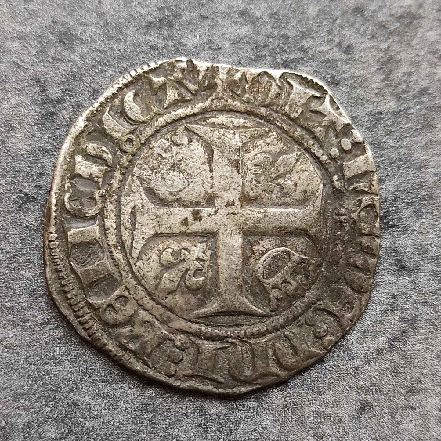 Charles VI (1380-1422) Blanc dit "guénar" Point 16ème Tournai 2.81 gr