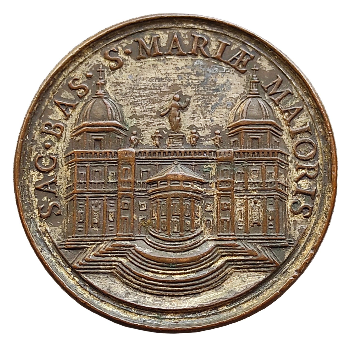 Vatican et Etats Pontificaux Médaille Clemente XI (1700-1721) Santa Maria Maggiore 25.83 gr 37 mm