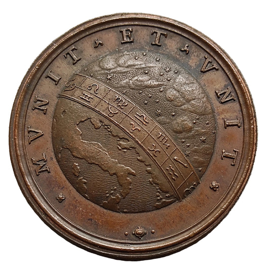 Vatican et Etats Pontificaux Médaille Alessandro VIII (1689-1691) Mvnit et Vnit 38 mm 22.27 gr