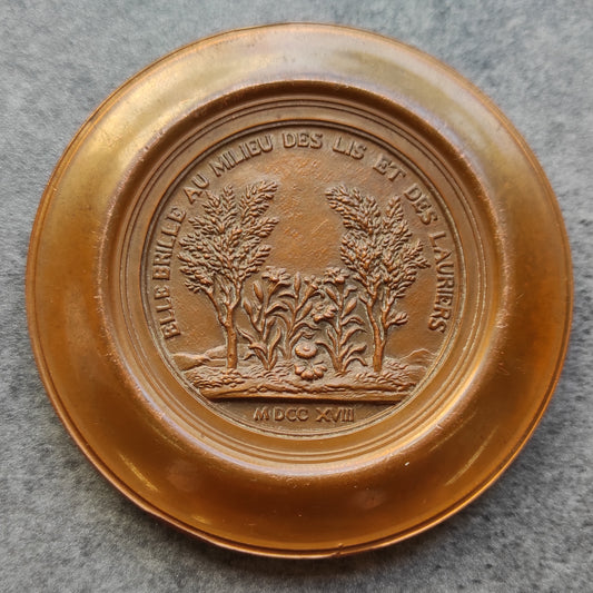 Médaille Marguerite Reine de Navarre 1718 Cuivre 1972 118/300