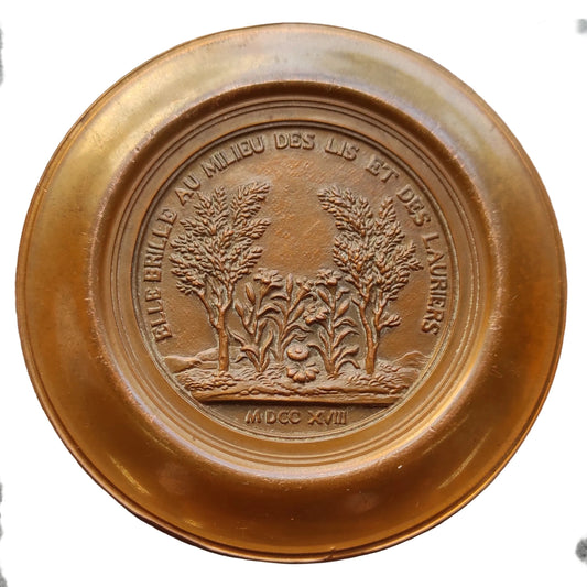 Médaille Marguerite Reine de Navarre 1718 Cuivre 1972 118/300